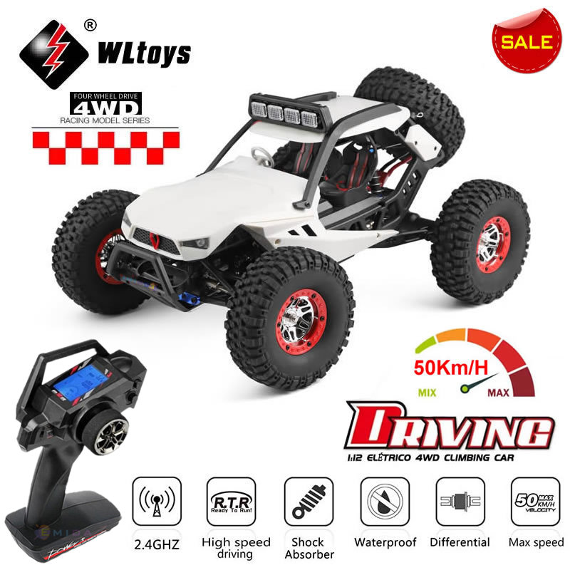Kids Toys Under 100 - New WL 12429 WLtoys 1:12 4WD