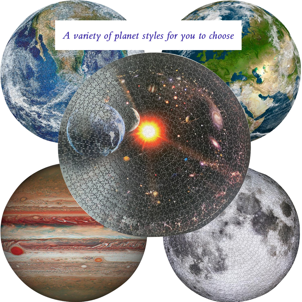 Kids Toys Under 1000 - Adult 1000 Piece Space Puzzle Earth