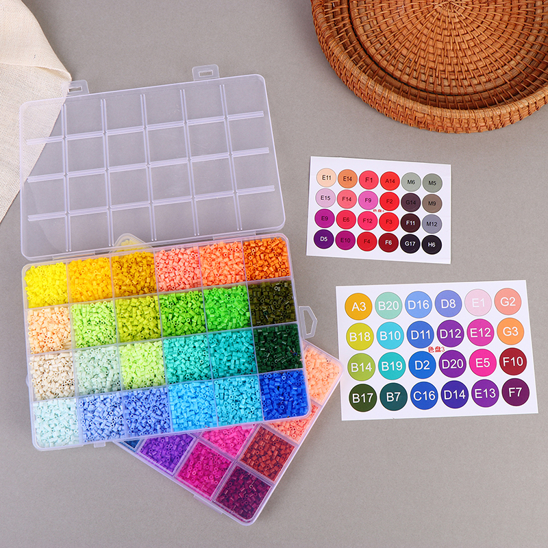 Kids Toys Quality - 24Colors/Set Each Grid Contains 400pcs Mini