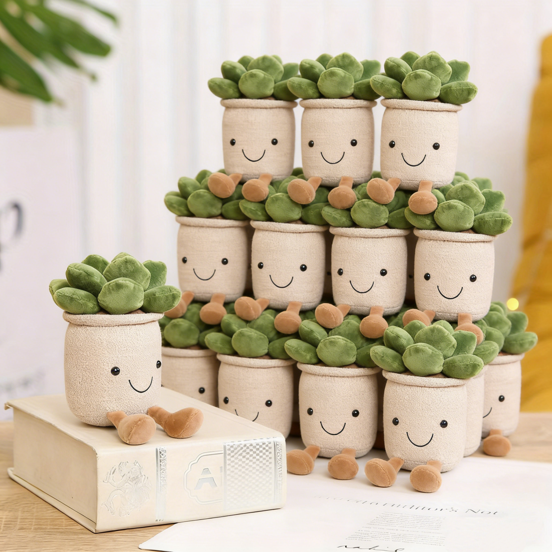 Kids Toys In Wholesale - Wholesale Succulent Plush Pillow Bulk Pack