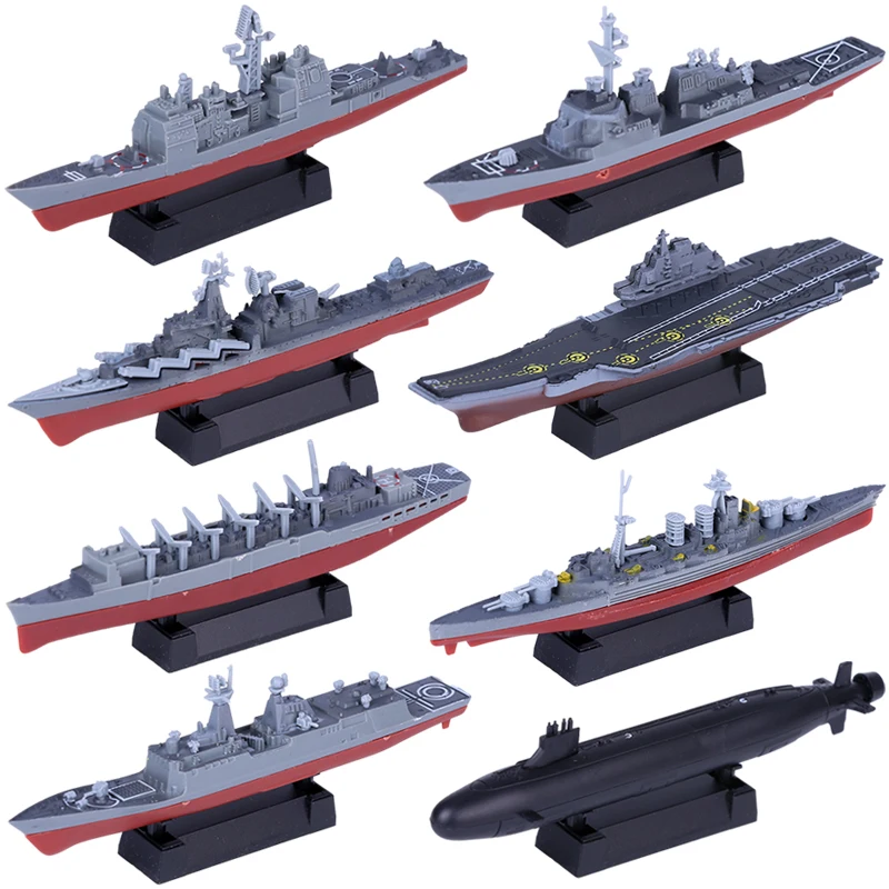 Kids Toys Under 1000 - Plastic Assembly Warship Model Kits Eight
