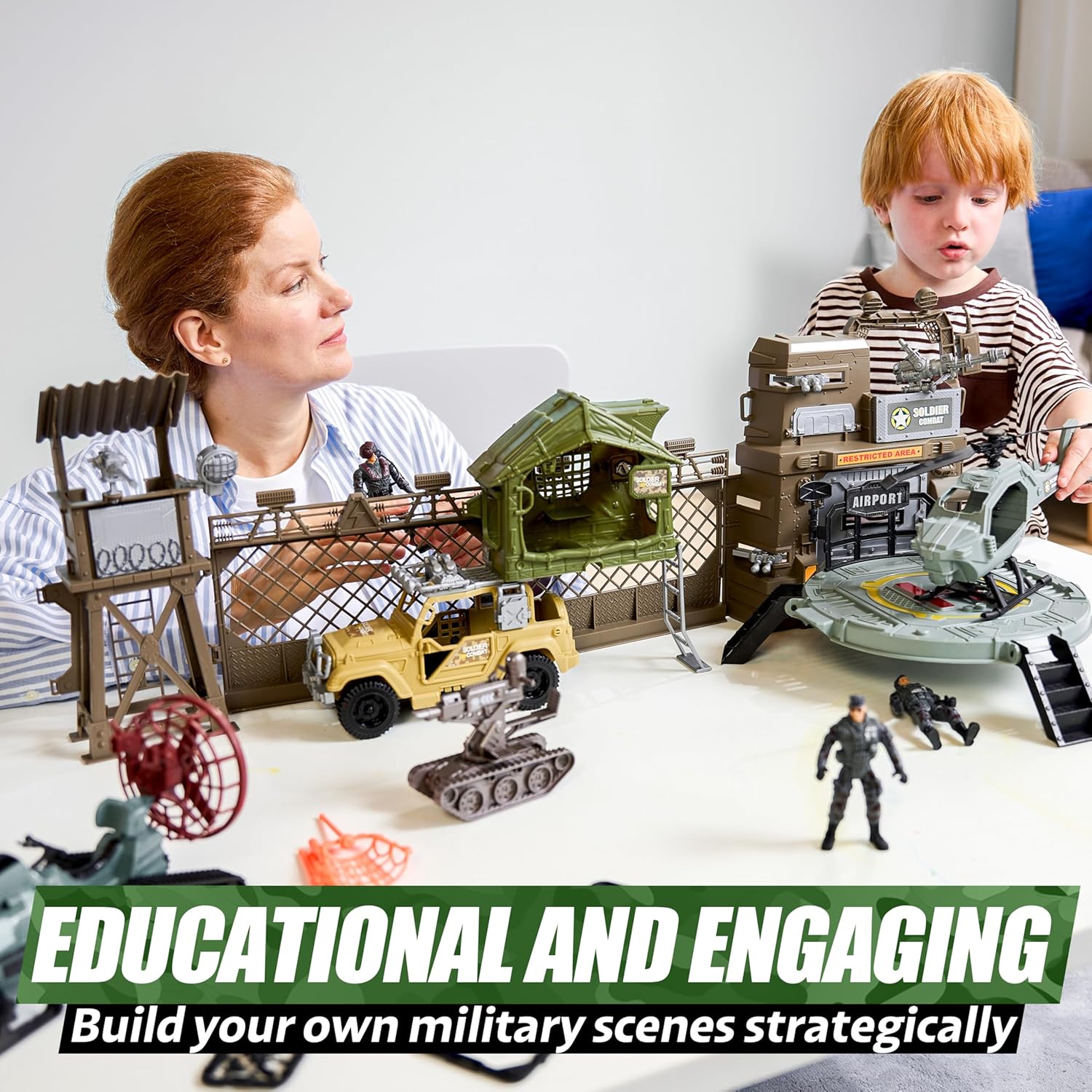 JOYFY Military Toy Set with Ar - Kids Toys Vehicle ulasan dan harga
