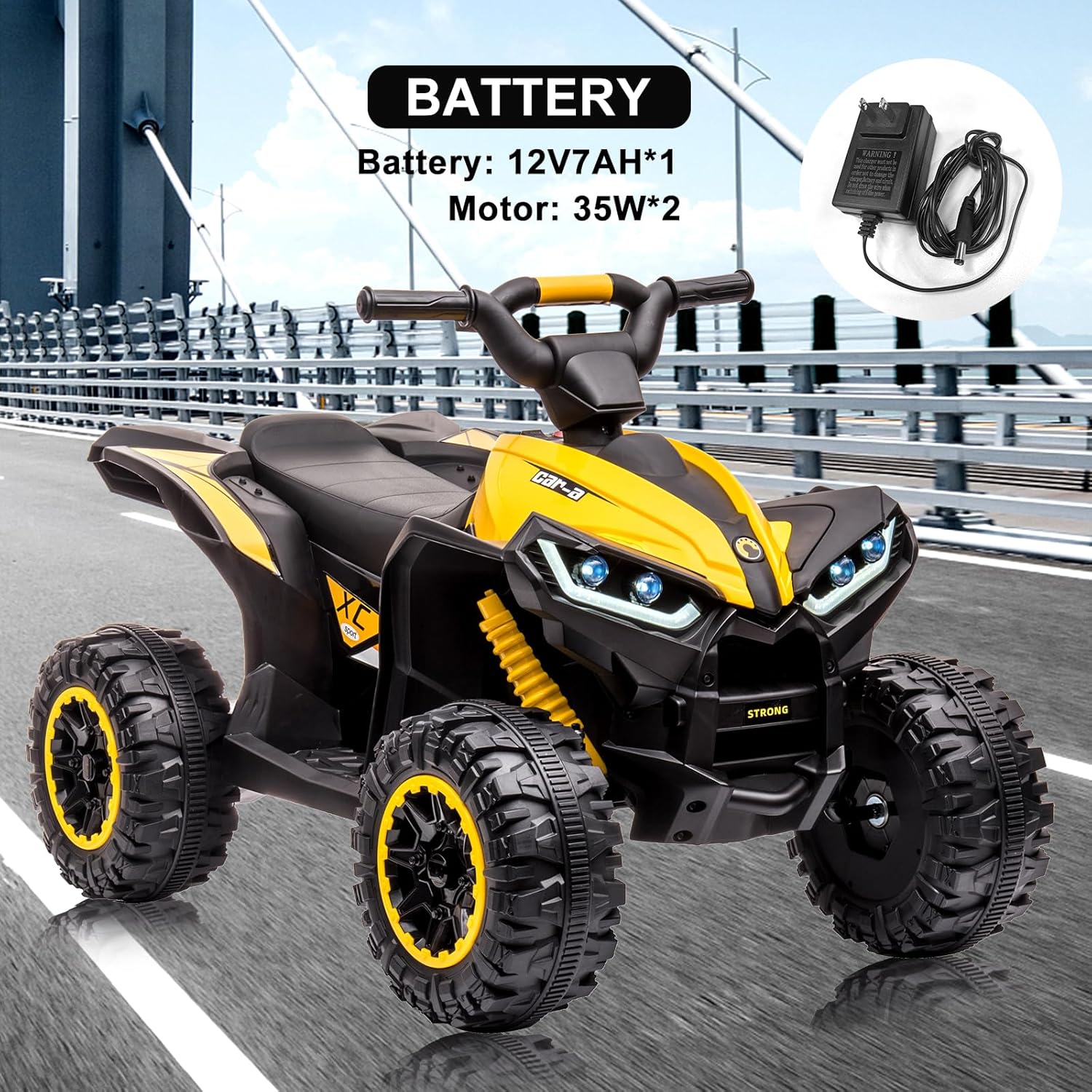 12V Kids Ride On ATV, 4 Wheele - Kids Toys Vehicle ulasan dan harga