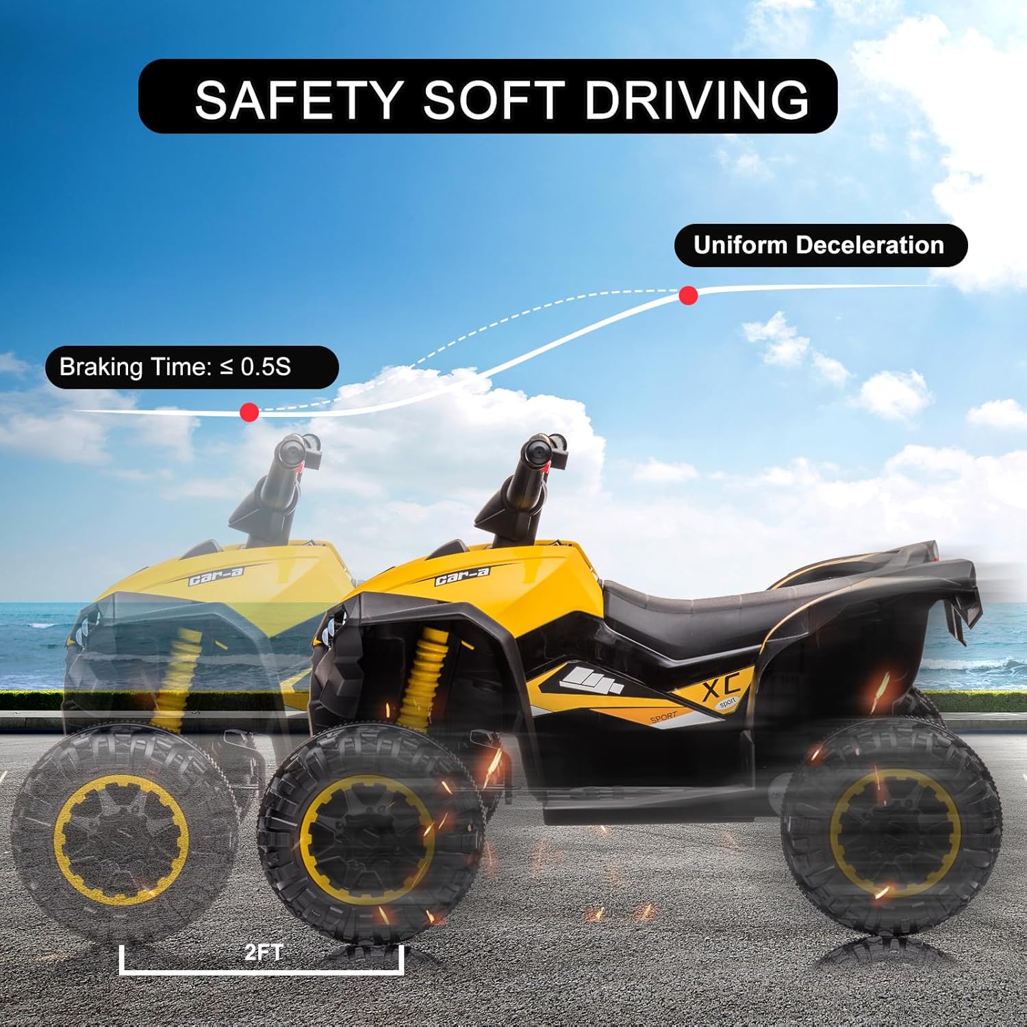 12V Kids Ride On ATV, 4 Wheele - Kids Toys Vehicle ulasan dan harga