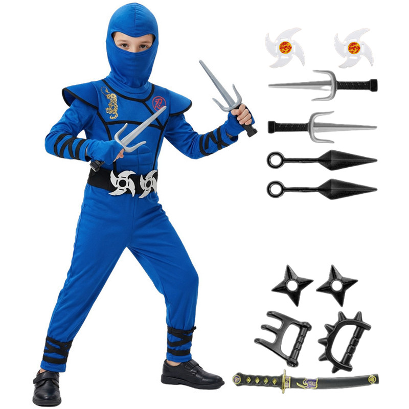 Black and Blue Ninja Costume f - Kids Toys Boys ulasan dan harga