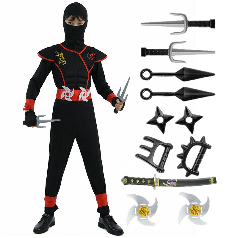 Black and Blue Ninja Costume f - Kids Toys Boys ulasan dan harga