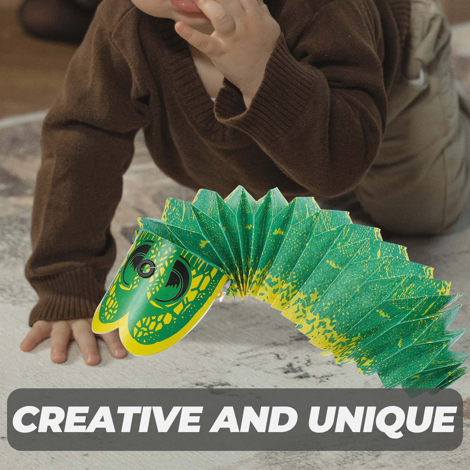3Pcs Paper Caterpillar Toy Vin - Kids Toys Vehicle ulasan dan harga
