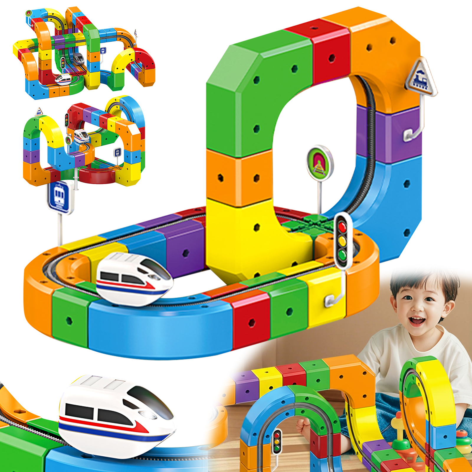Electric Magnetic Track Set wi - Kids Toys Vehicle ulasan dan harga