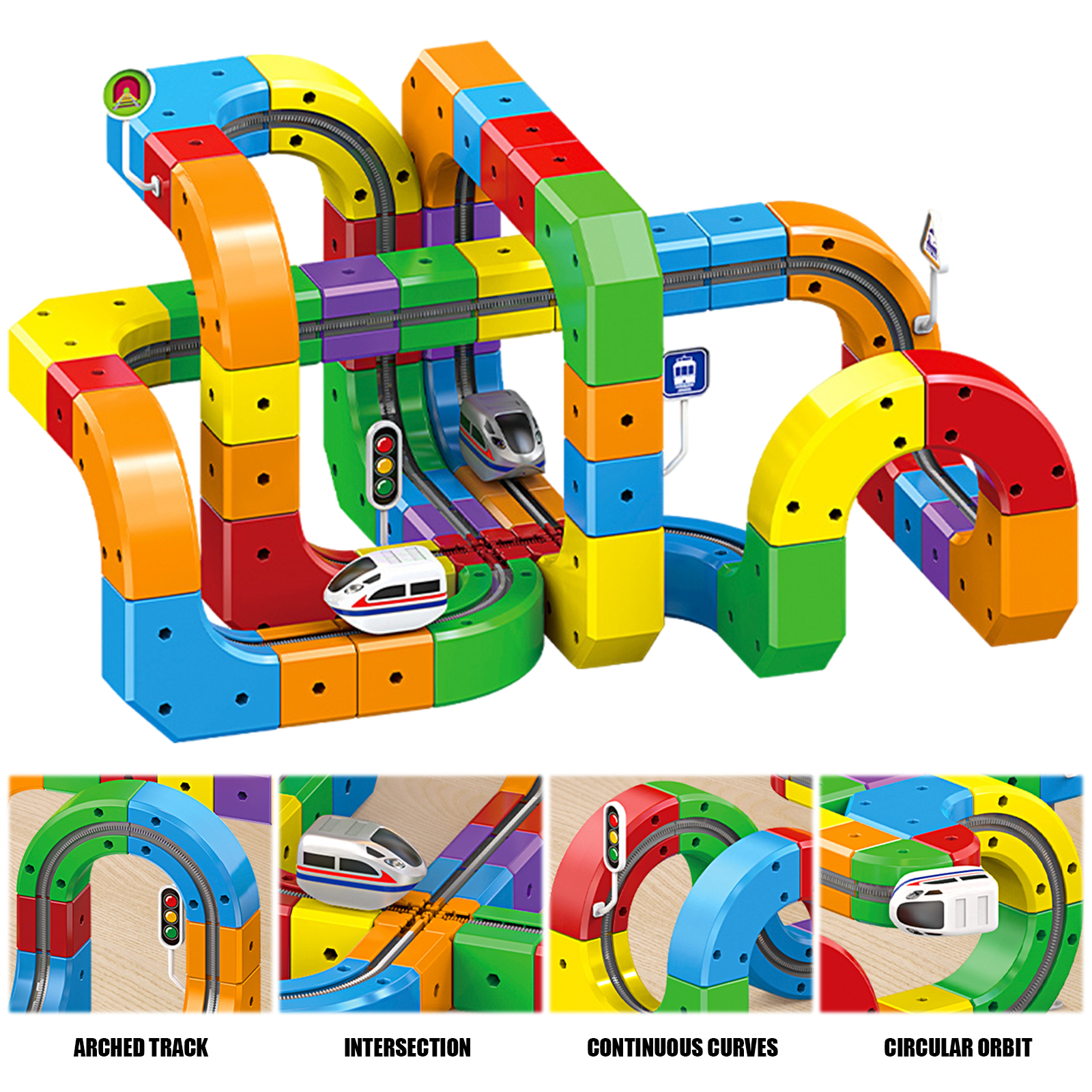 Electric Magnetic Track Set wi - Kids Toys Vehicle ulasan dan harga