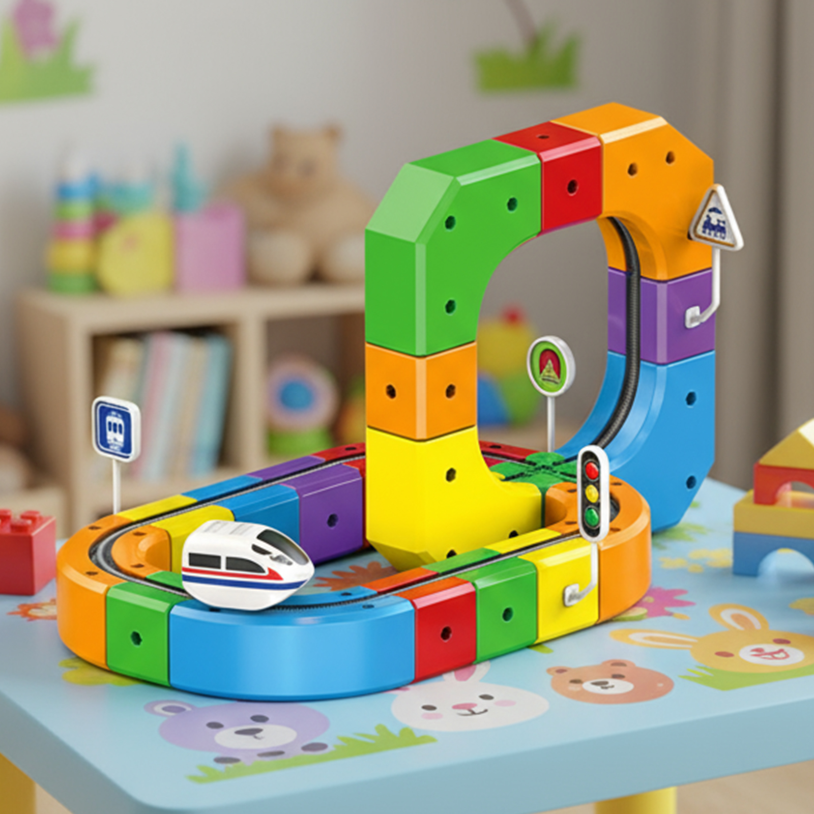Electric Magnetic Track Set wi - Kids Toys Vehicle ulasan dan harga