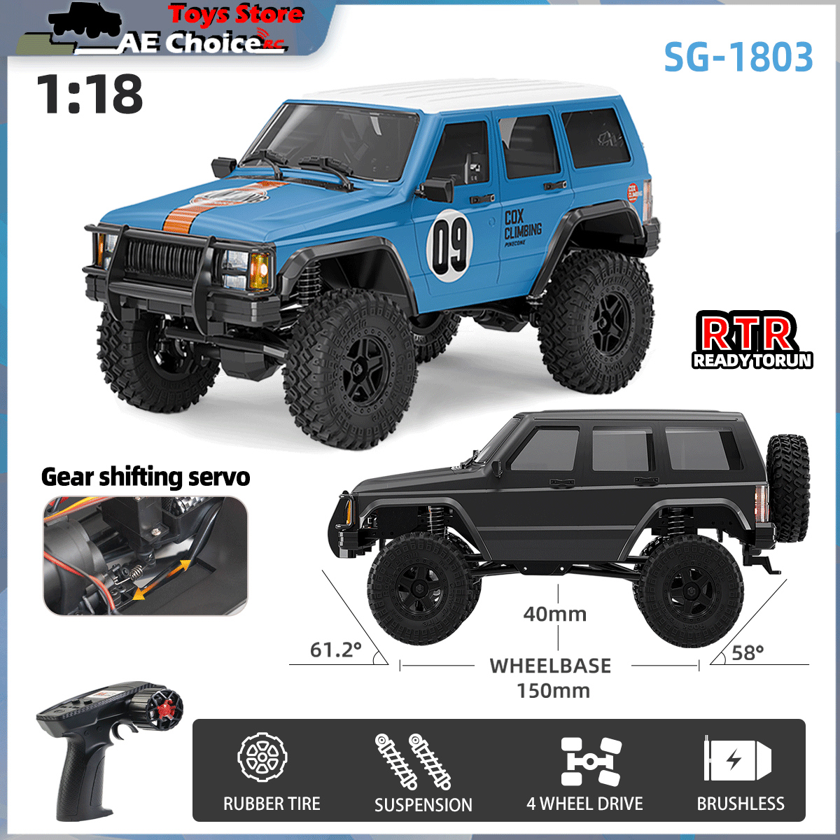 SG1803 1/18 Full Scale Simulat - Kids Toys Under 100 ulasan dan harga