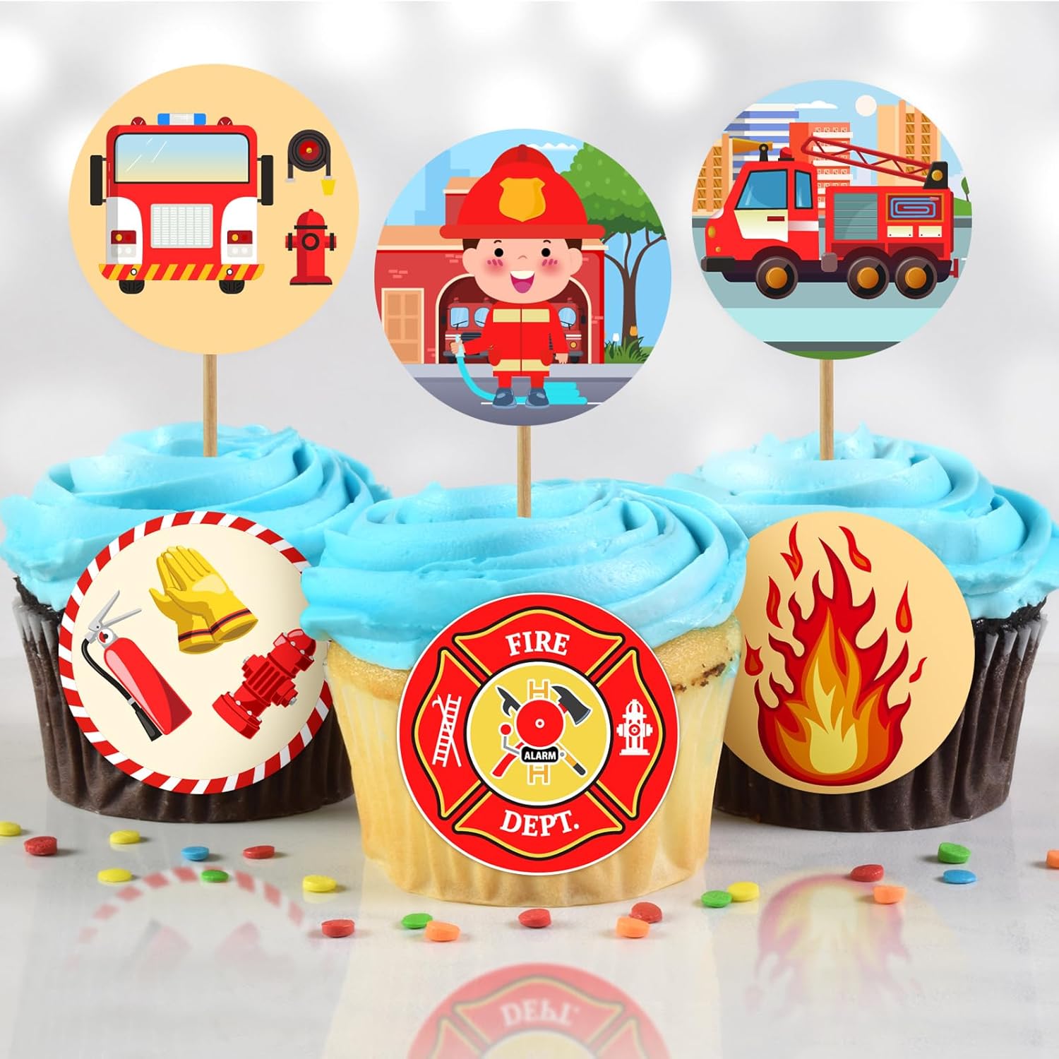 500Pcs Police Stickers Firefig - Kids Toys Names ulasan dan harga