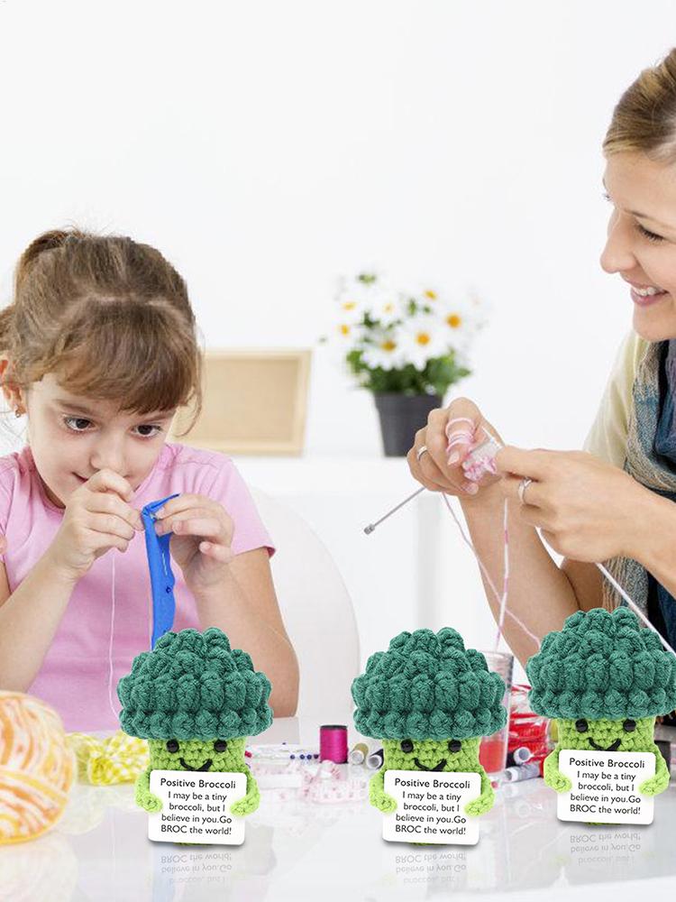 Crochet Doll Broccoli Inspirat - Kids Toys In Wholesale ulasan dan harga