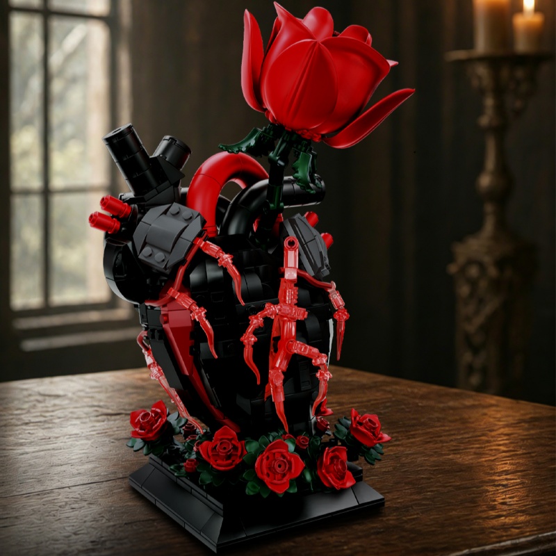 MOC Donate A Heart Flower Buil - Kids Toys Donation ulasan dan harga