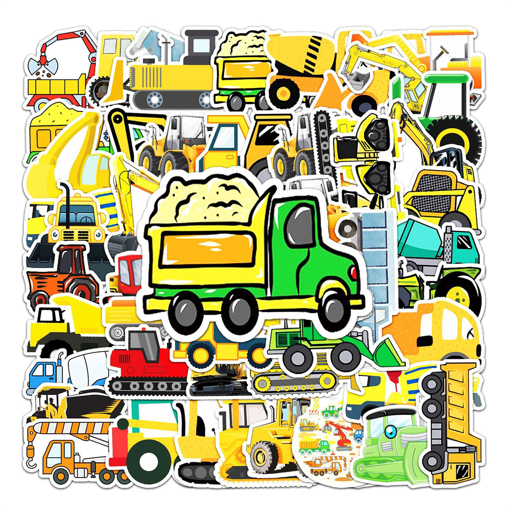 10/30/50PCS Cartoon Truck Exca - Kids Toys In Wholesale ulasan dan harga
