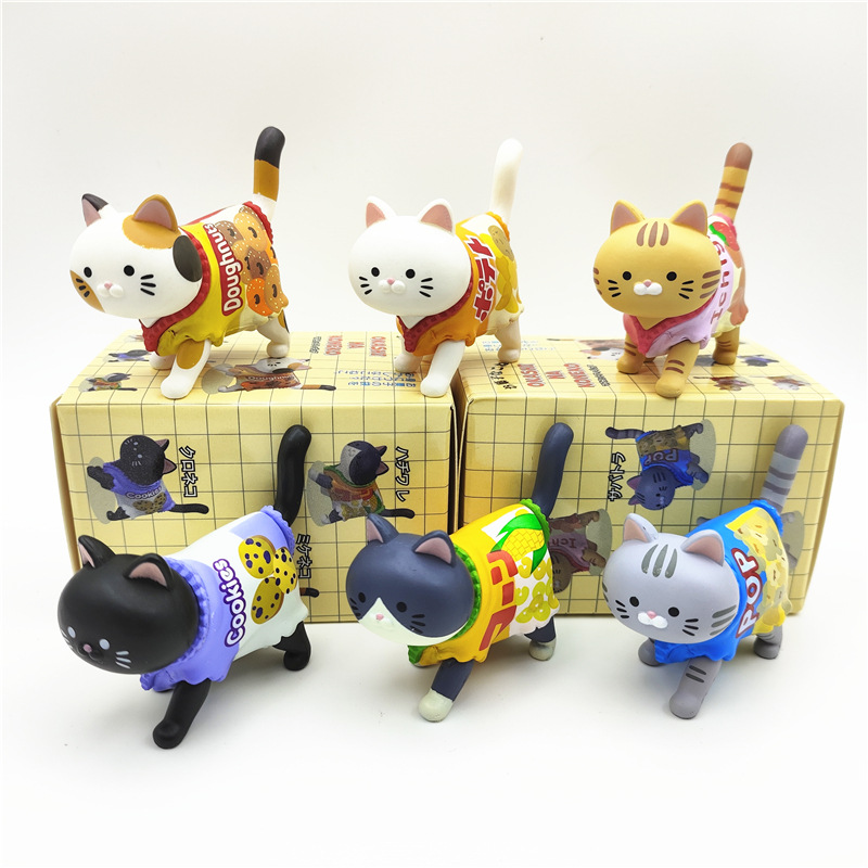 Cute Cat Blind Box Wearing Can - Kids Toys Packaging ulasan dan harga