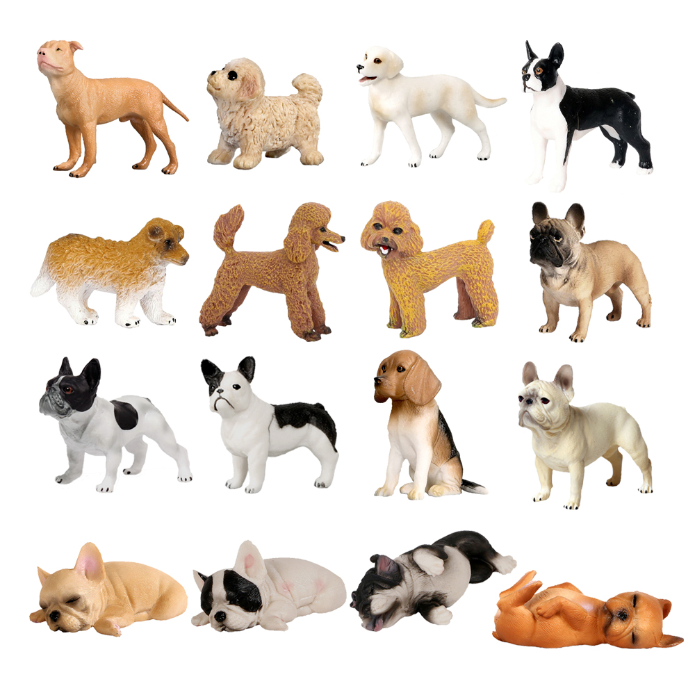 Dog figures Boston terrier Poo - Kids Toys Under 100 ulasan dan harga