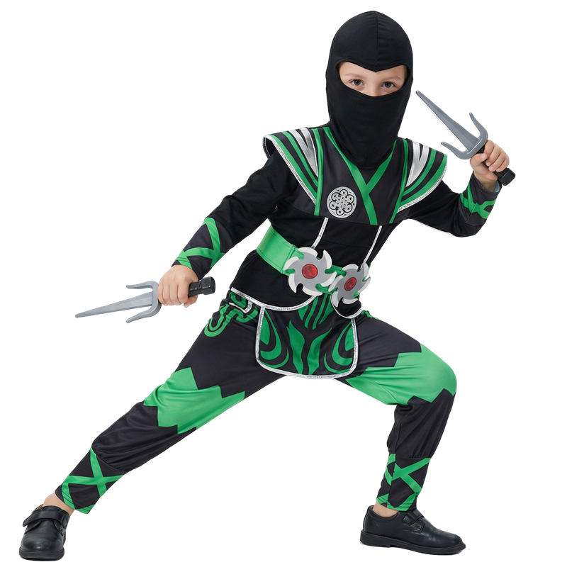 Green Ninja Costume for Kids w - Kids Toys Boys ulasan dan harga