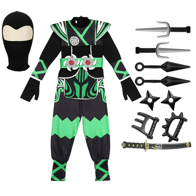 Green Ninja Costume for Kids w - Kids Toys Boys ulasan dan harga