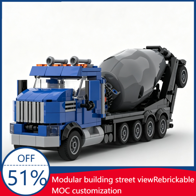 413PCS Cement Mixer Constructi - Kids Toys Vehicle ulasan dan harga