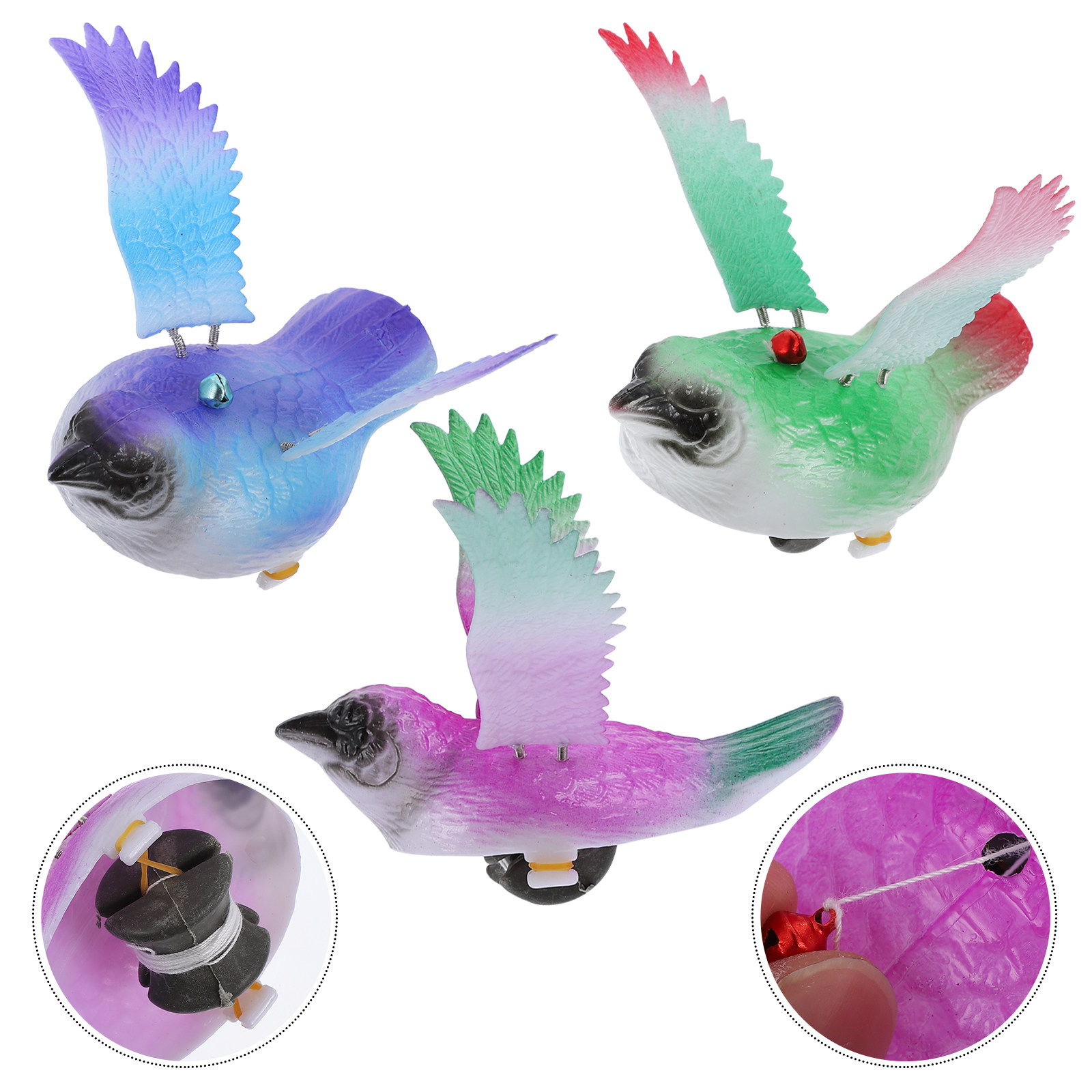 3Pcs Pulling String Cartoon An - Kids Toys Vehicle ulasan dan harga
