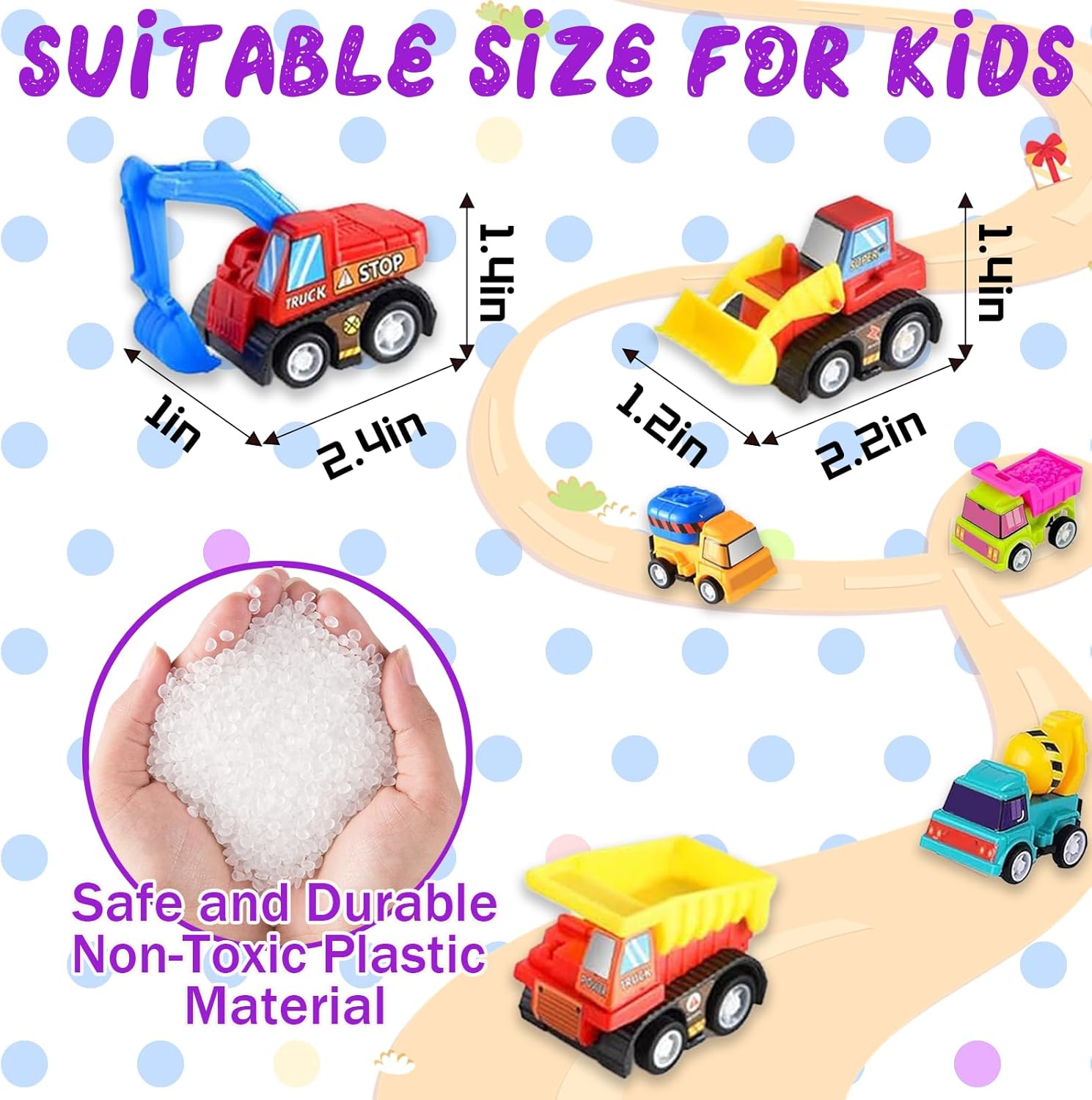 12pcs Pull Back Cars Truck Veh - Kids Toys Vehicle ulasan dan harga