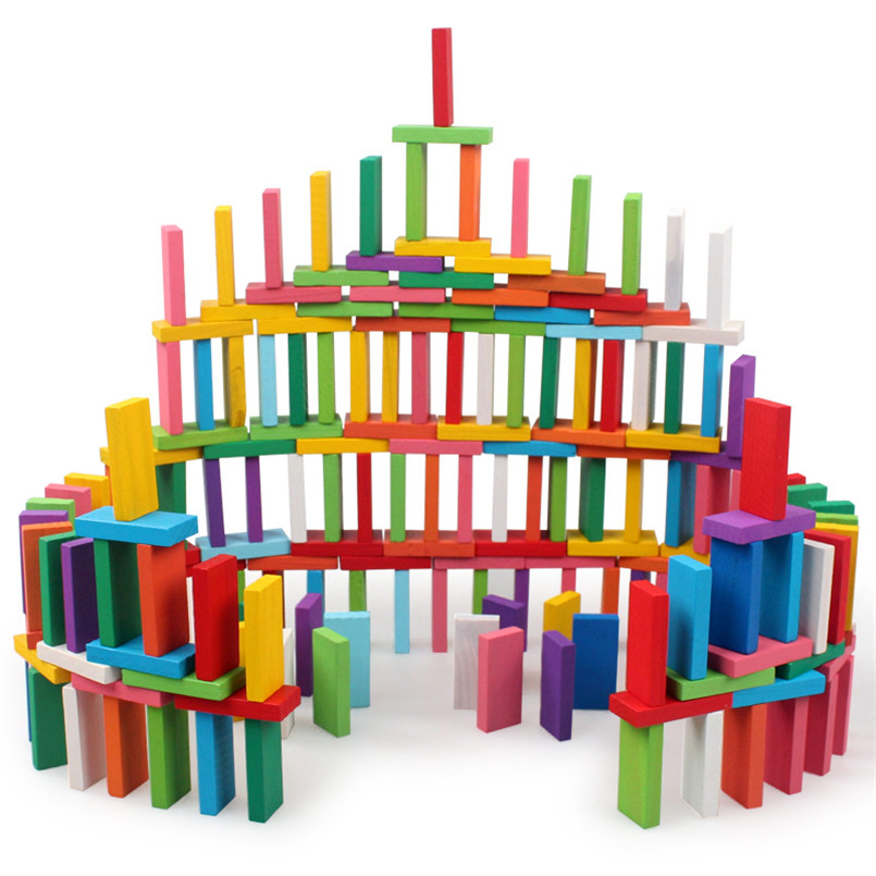 100/200/300/500 PCS Wooden Rai - Kids Toys Under 100 ulasan dan harga