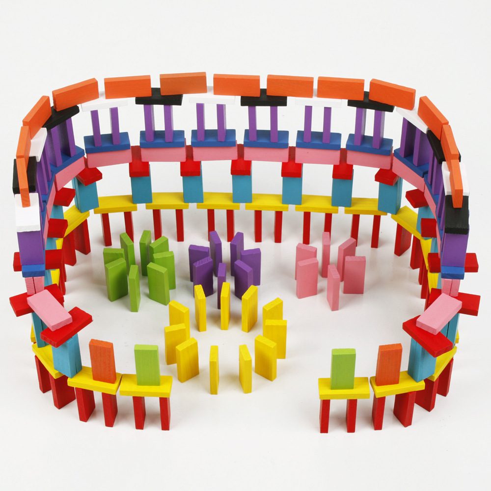 100/200/300/500 PCS Wooden Rai - Kids Toys Under 100 ulasan dan harga