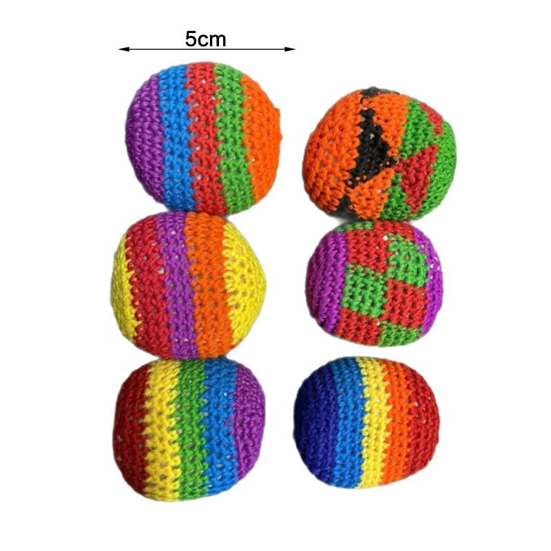 Handmade Footbag 1/3/6/9/12pc  - Kids Toys Under 100 ulasan dan harga