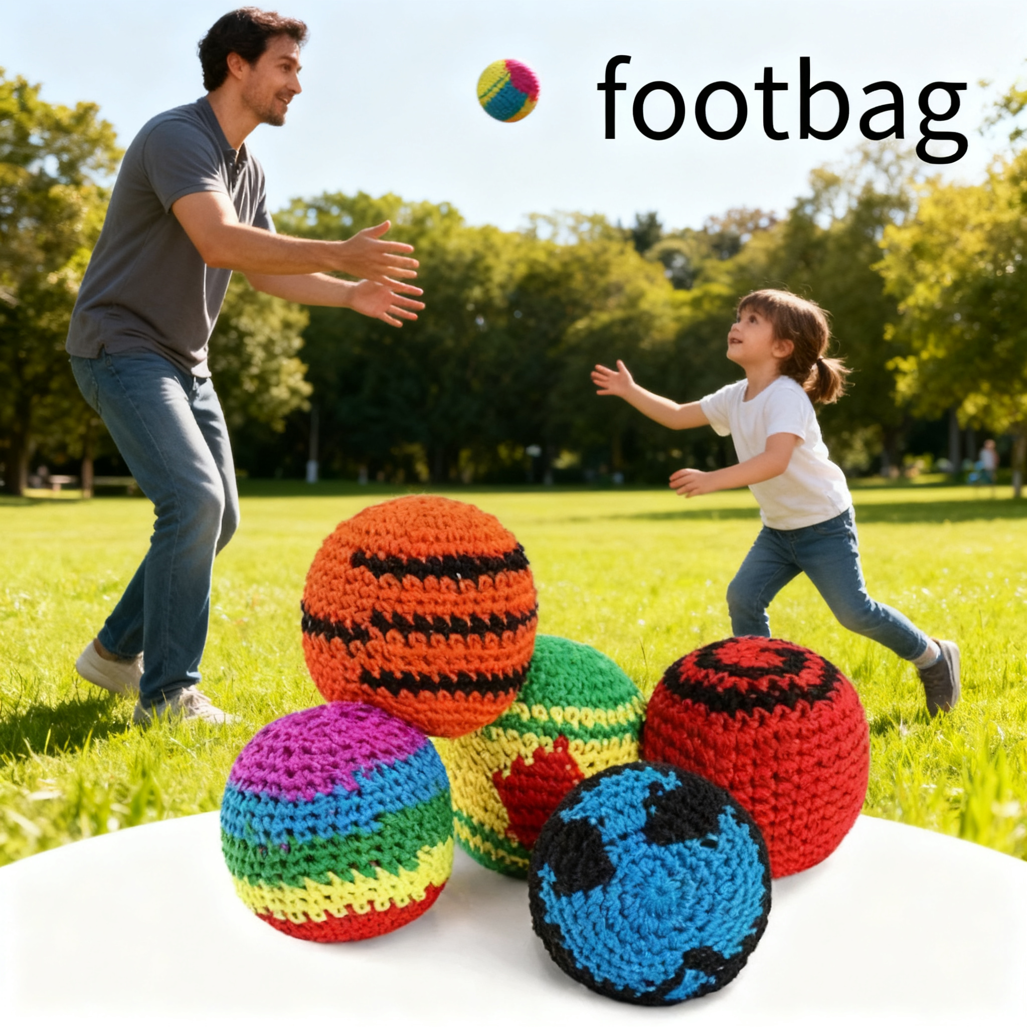 Handmade Footbag 1/3/6/9/12pc  - Kids Toys Under 100 ulasan dan harga