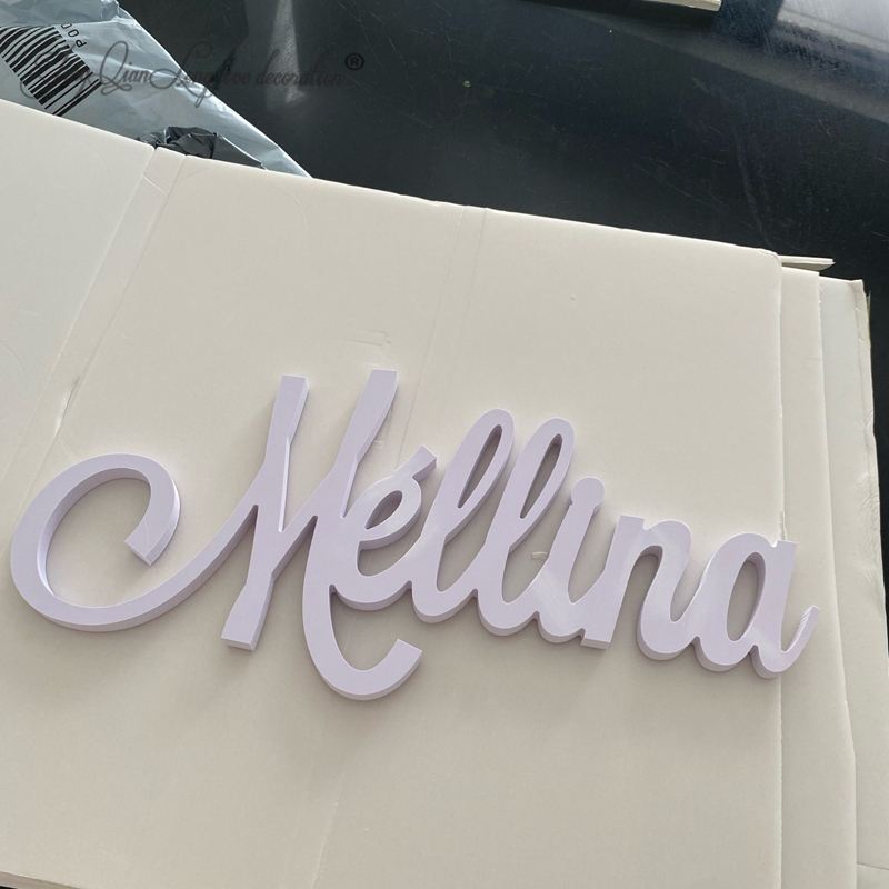 Custom  Wooden Name Sign for K - Kids Toys Names ulasan dan harga