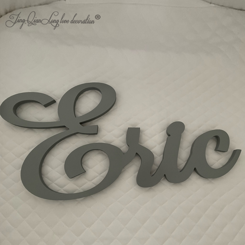 Custom  Wooden Name Sign for K - Kids Toys Names ulasan dan harga