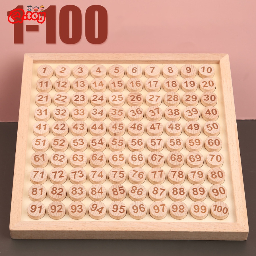 100 Counting Board Montessori  - Kids Toys Under 100 ulasan dan harga