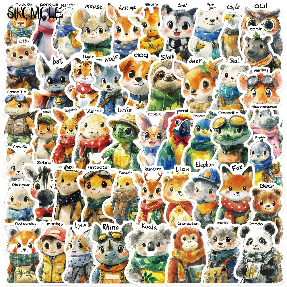 10/30/50pcs Cartoon Cute Anima - Kids Toys Names ulasan dan harga