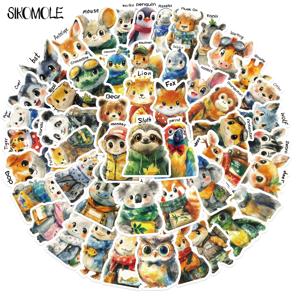 10/30/50pcs Cartoon Cute Anima - Kids Toys Names ulasan dan harga