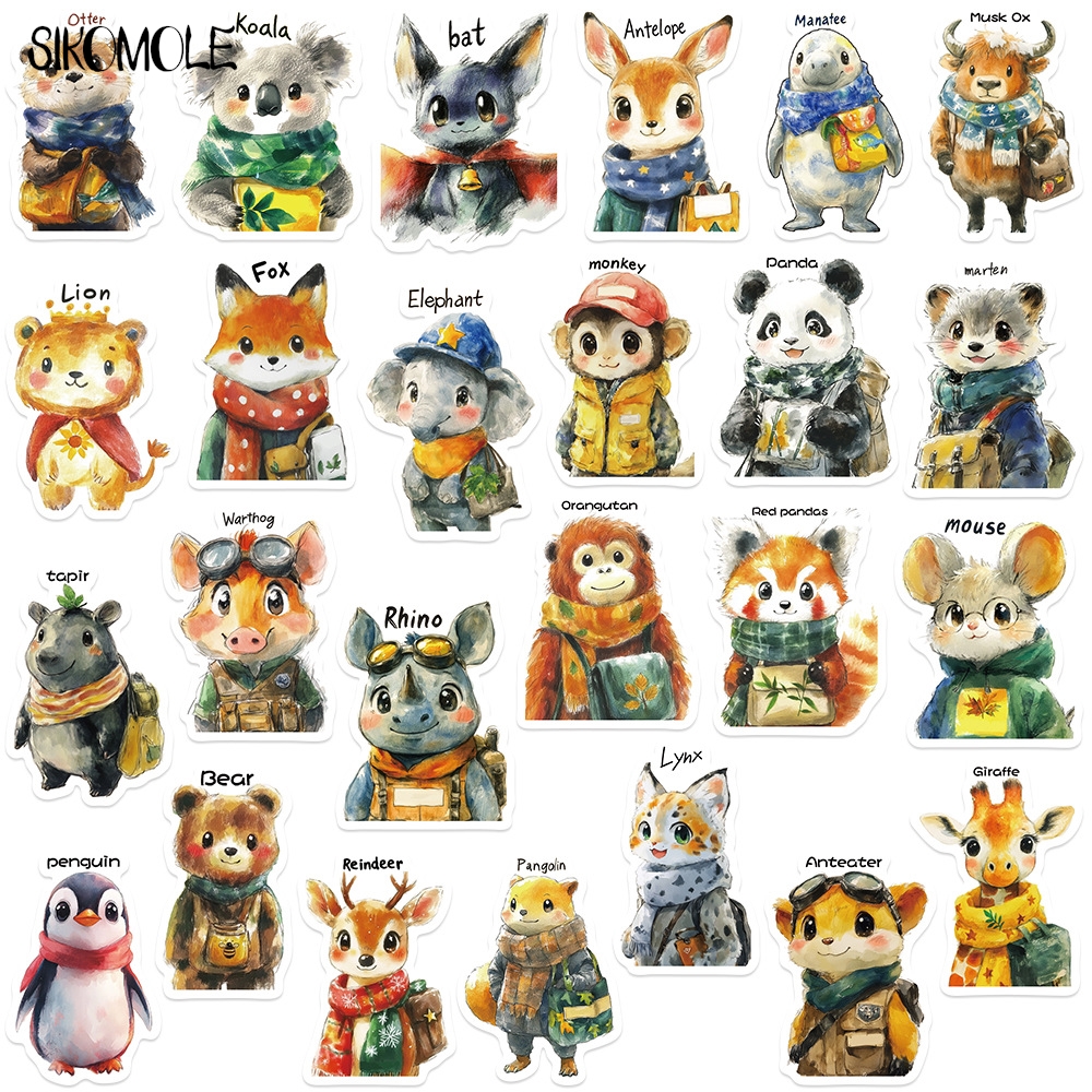 10/30/50pcs Cartoon Cute Anima - Kids Toys Names ulasan dan harga