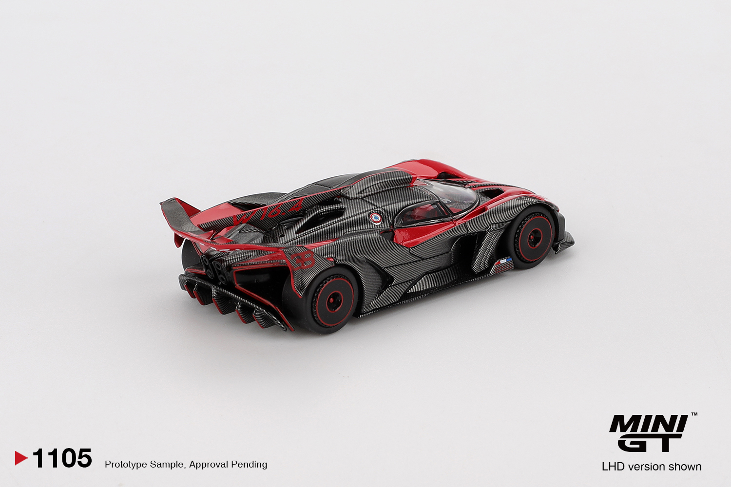 MINIGT 1/64 Bugatti Bolide Red - Kids Toys Boys ulasan dan harga