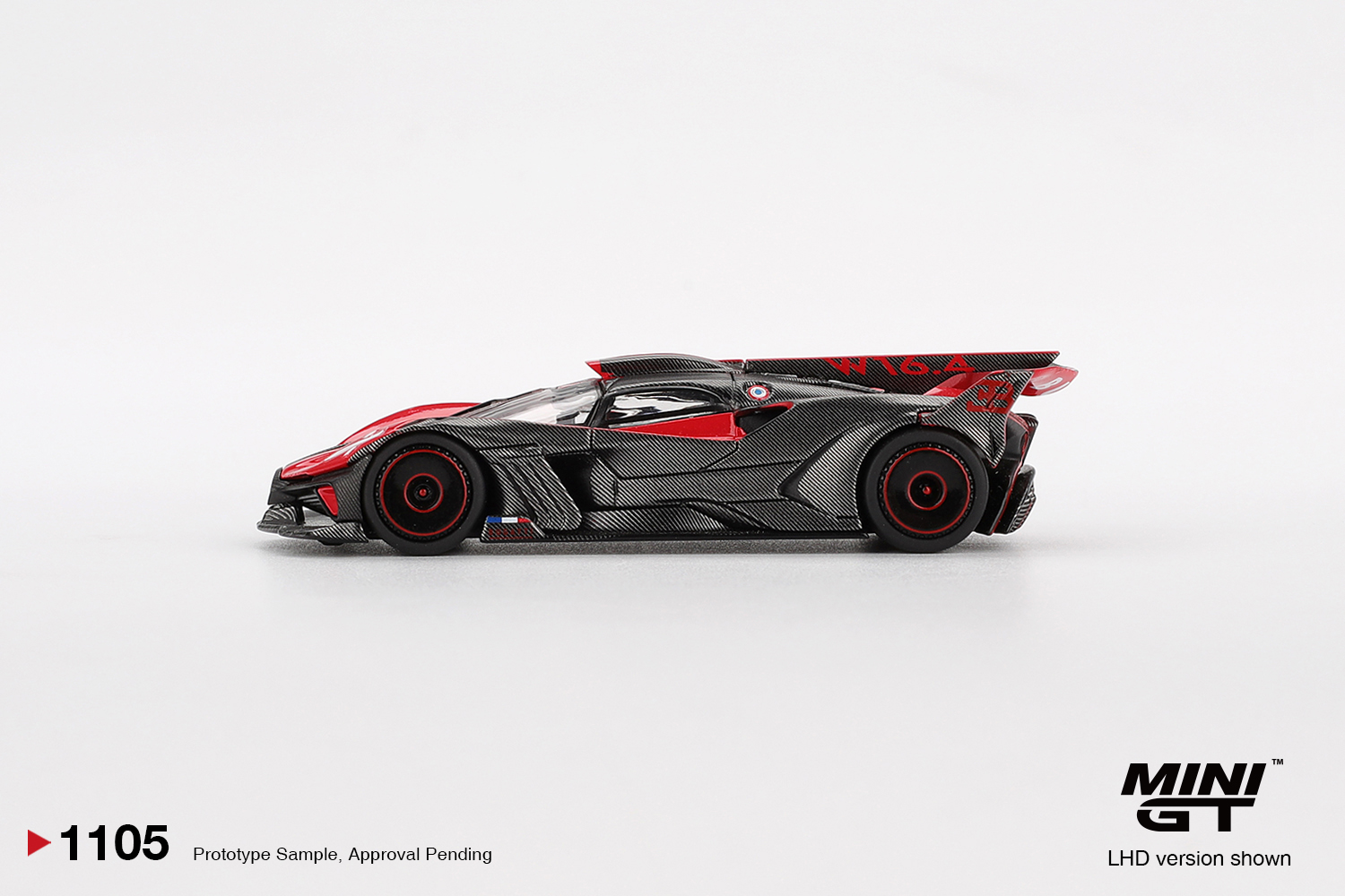 MINIGT 1/64 Bugatti Bolide Red - Kids Toys Boys ulasan dan harga
